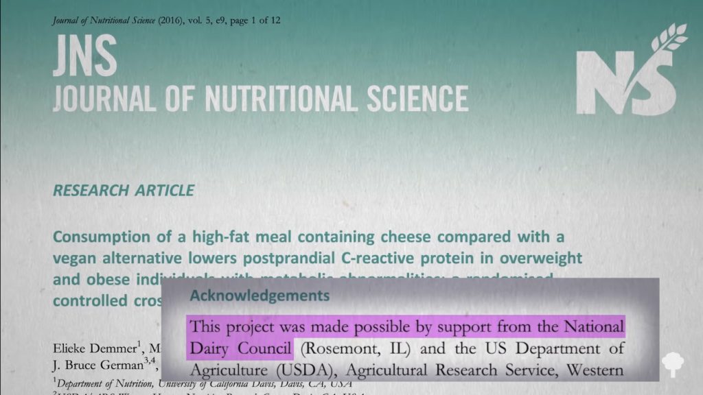 Étude compare les effets de la consommation de fromage contre la consommation d'alternatives végétales sur l'inflammation. Financé par le conseil national pour les alaitages