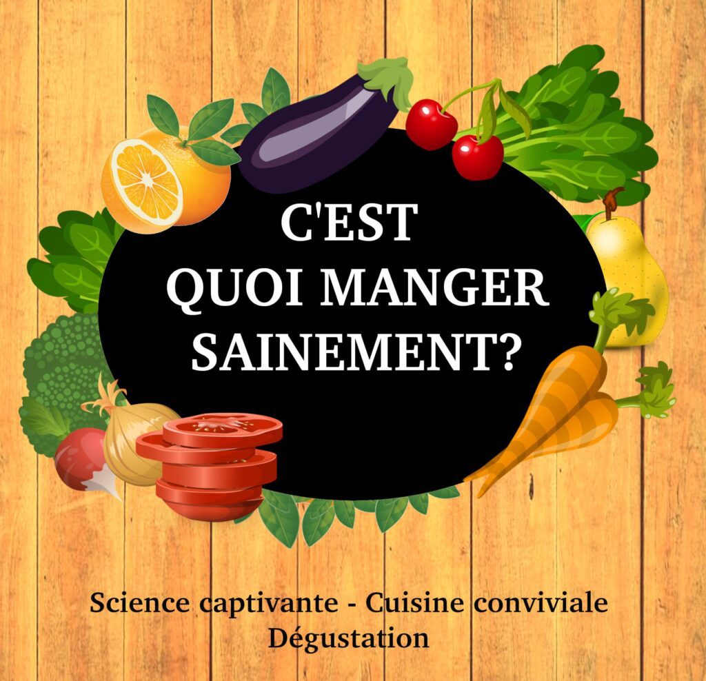 Atelier de nutrition et cuisine santé c'est quoi manger sainement