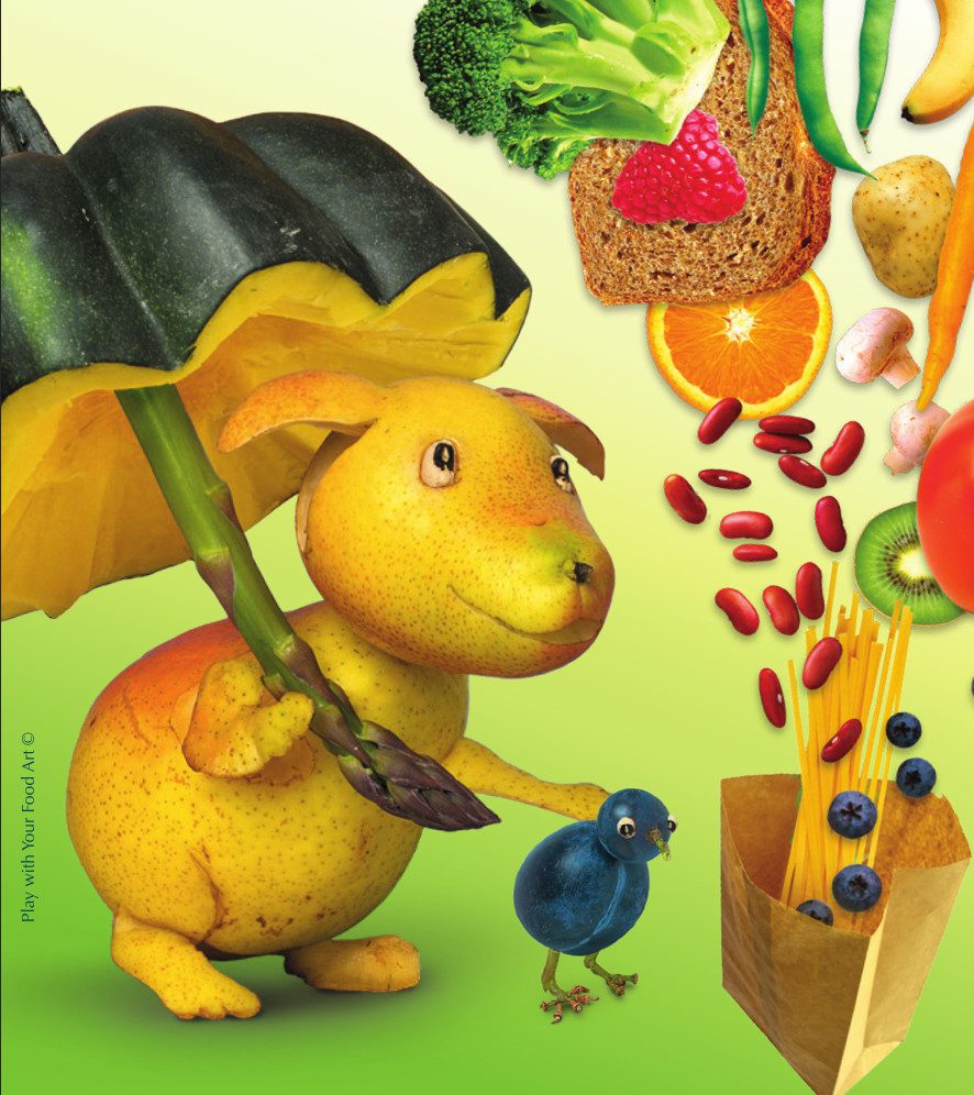 Nutrition pour enfants, approche ludique.